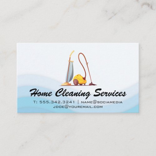 Vacuum Cleaners  Cleaning Services Business Card