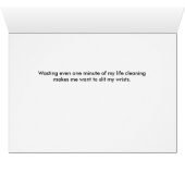 Vacuum Murder (with text) Cards (Inside Horizontal (Bottom))