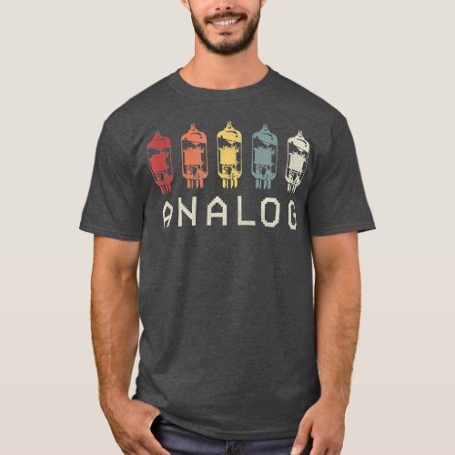 vacuum tube amp analog vintage retro 80s 90s T_Shirt