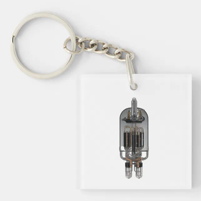 Vacuum Tube Amplifier Keychain | Zazzle