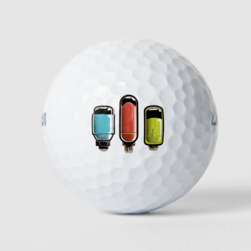 Vacuum Tube Golf Balls