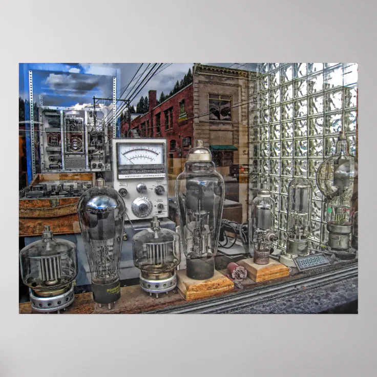Vacuum Tubes & Light Emitting Diodes Poster Zazzle
