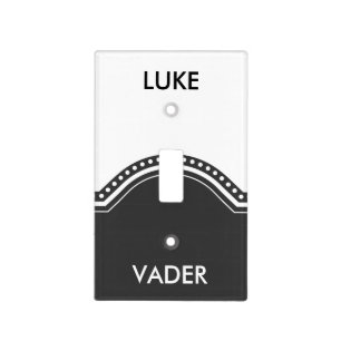Vader of light switch cover