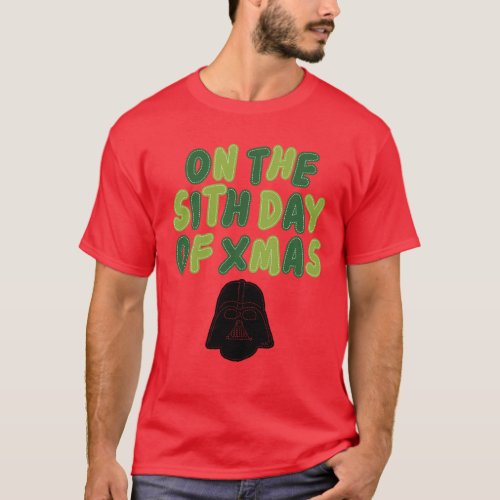 Vader On The Sith Day of Xmas T_Shirt