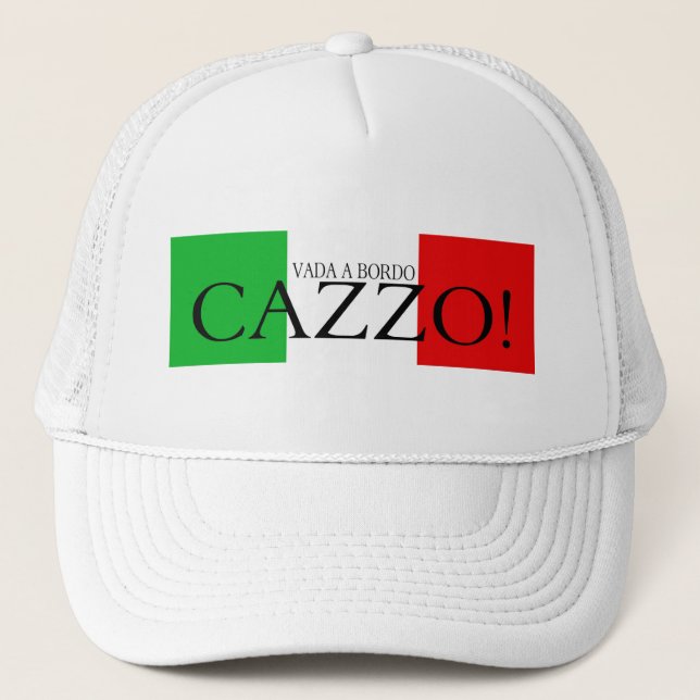 Vado a bordo Cazzo hat (Front)