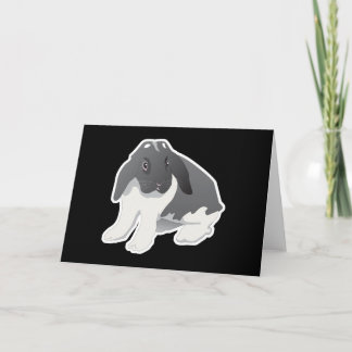 vadur bunny rabbit holiday card