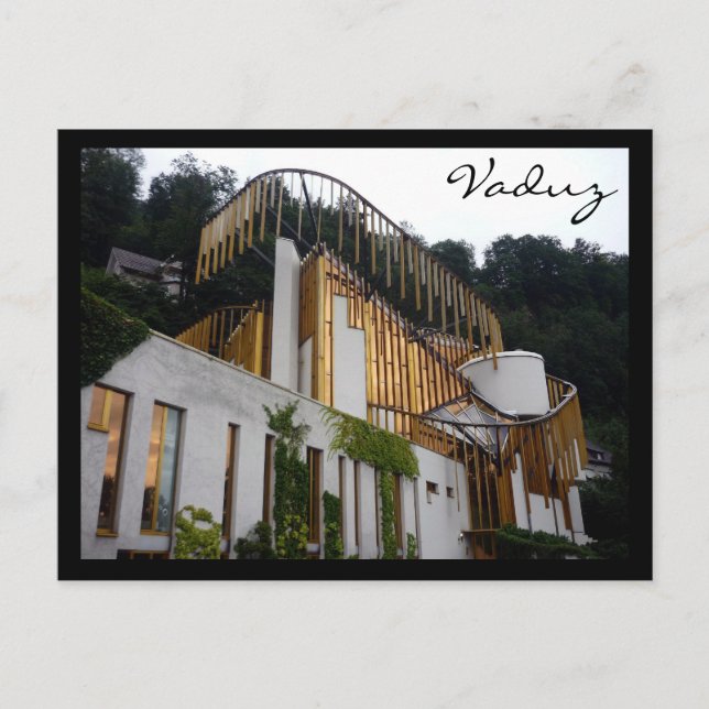 vaduz arts center postcard (Front)