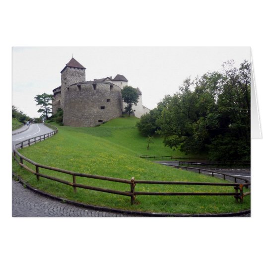 vaduz castle green cards (Front Horizontal)