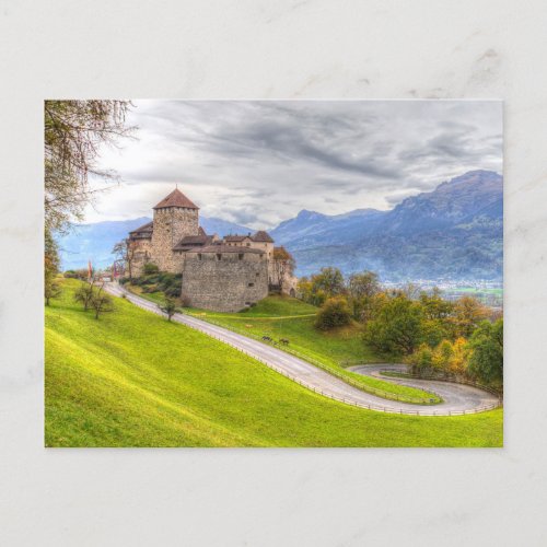 Vaduz Castle Liechtenstein                    Holiday Postcard