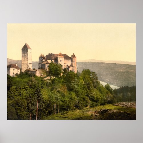 Vaduz Castle Liechtenstein Poster