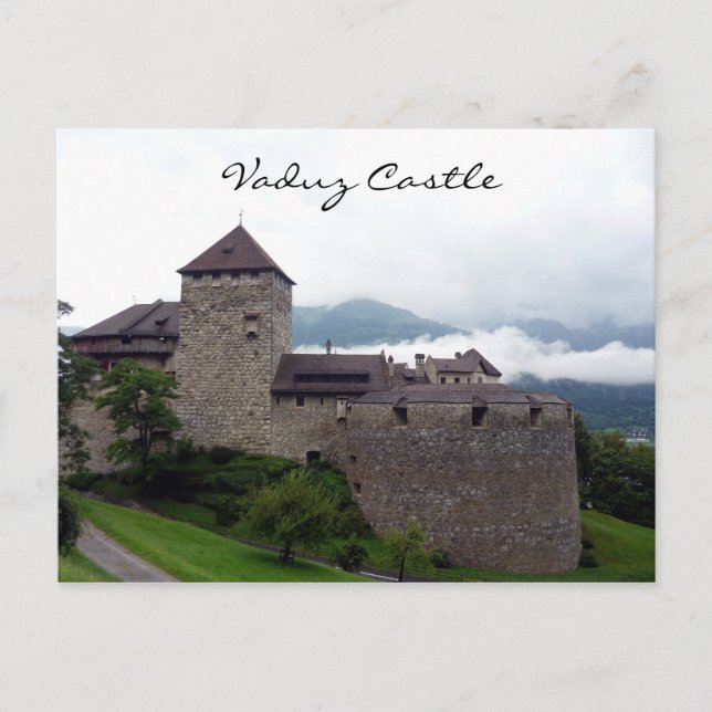 vaduz castle view postcard (Front)