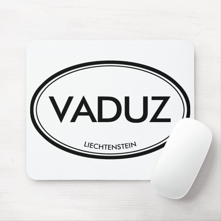 Vaduz, Liechtenstein Mouse Pad