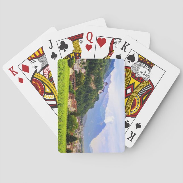 Vaduz, Liechtenstein Poker Cards (Back)