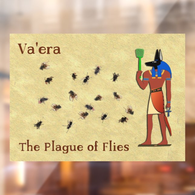 Va'era - The Plague Of Flies Window Cling (Sheet 2)