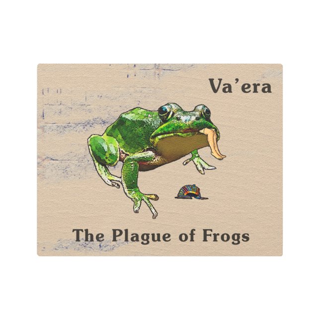 Va'era - The Plague Of Frogs Metal Print (Front)