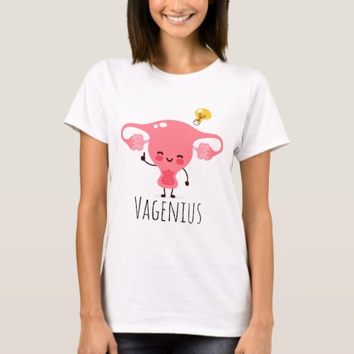 Vagenius  Uterus Puns  Uterus Jokes T_Shirt