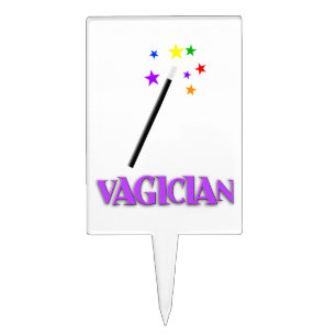 Vagician Cake Topper