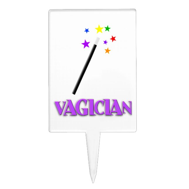 Vagician Cake Topper (Front)