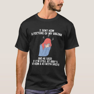 Vagina Humor Fast Food Recognition Funny T-Shirt