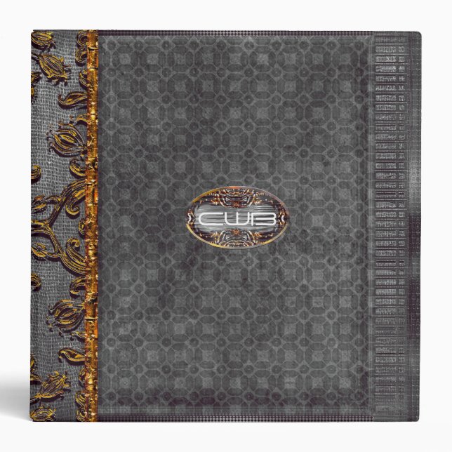 Vago Gray Retro Binder (Front)