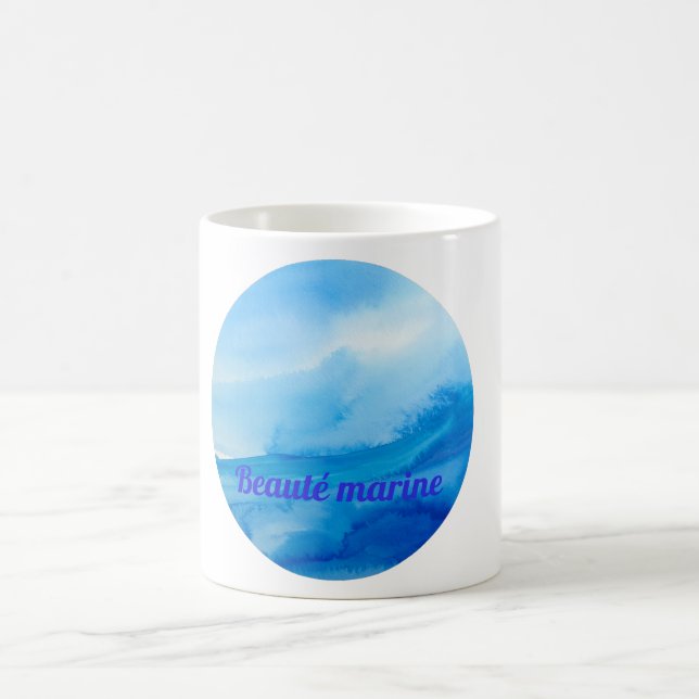 Vague Marine Beauty Coffee Mug (Center)