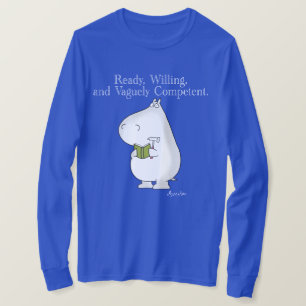 Vaguely Competent Hippo by Sandra Boynton T-Shirt