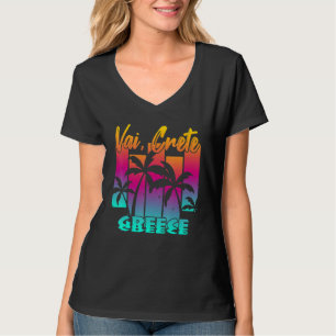 Vai Crete Creece T-Shirt