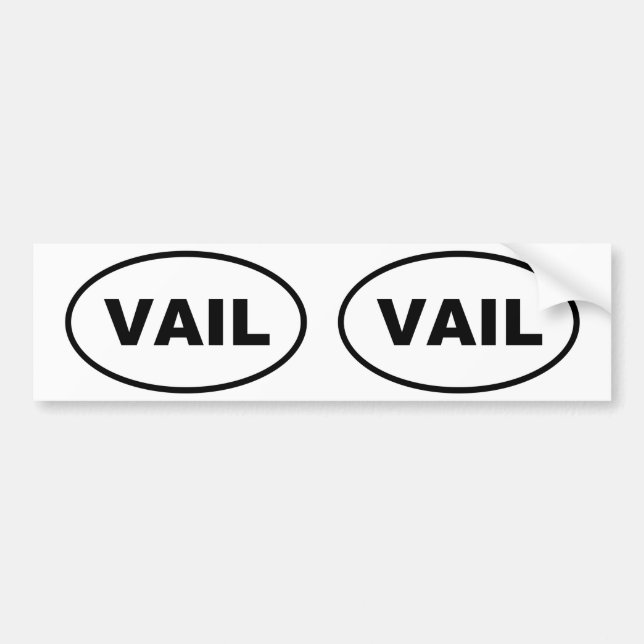 VAIL BUMPER STICKER (Front)