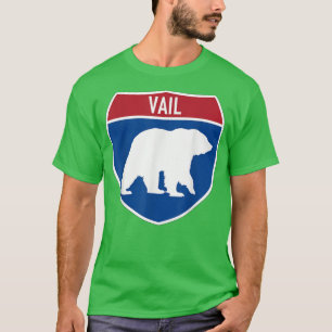 Vail Colorado Bear CO Highway Interstate Sign Souv T-Shirt