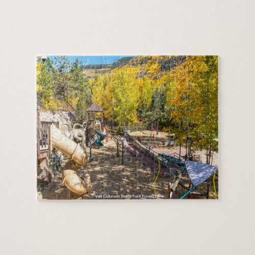 Vail Colorado  Betty Ford Forest Park Jigsaw Puzzle