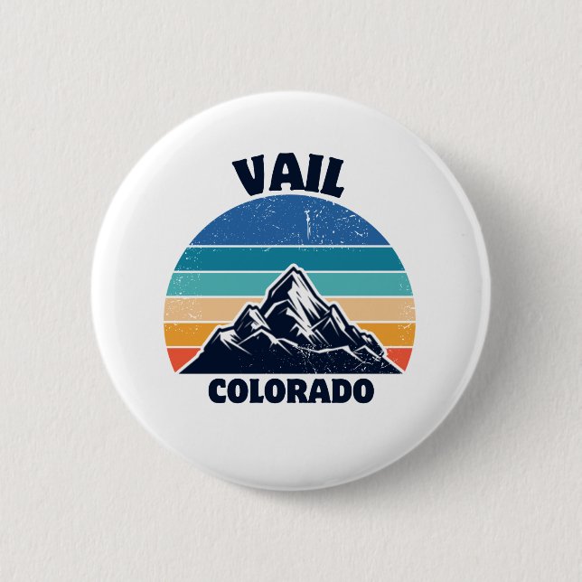 Vail colorado button (Front)