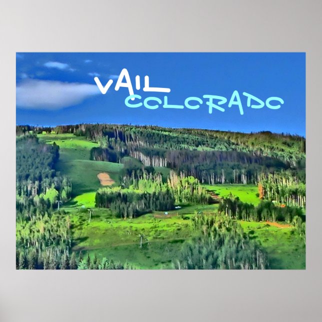 Vail Colorado color poster (Front)