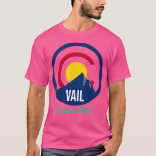 Vail Colorado Flag Active T-Shirt