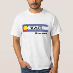 Vail Colorado local flag value tee