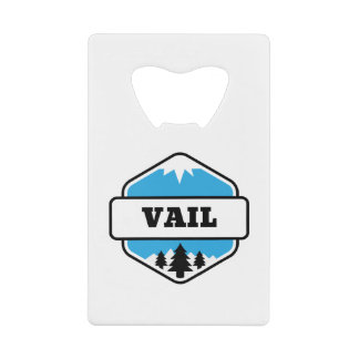 Vail, Colorado Mountain and Ski Credit Card Bottle Opener