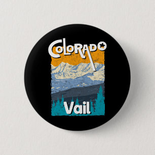 Vail Colorado Mountain State Rocky Mountains Tee S Button