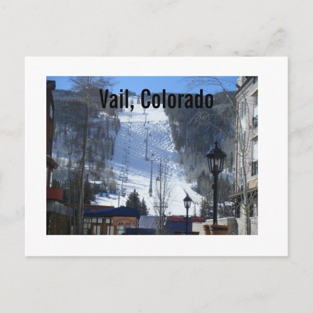 Vail, Colorado Postcard (Front)