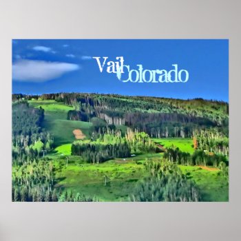 Vail Colorado Print by ArtisticAttitude at Zazzle