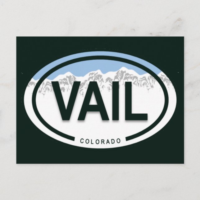 Vail Colorado Rocky Mountain Postcard (Front)