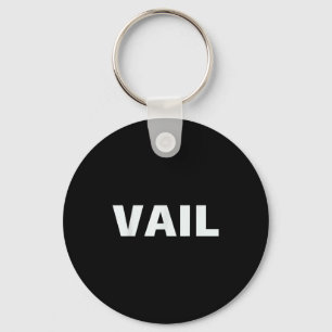 Vail colorado - rocky mountain skiing & keychain