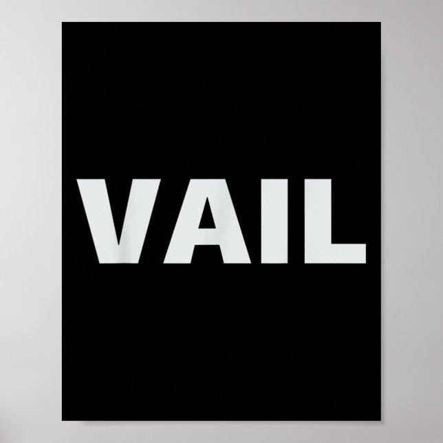 Vail Colorado - Rocky Mountain Skiing &amp; Snowbo Poster (Front)