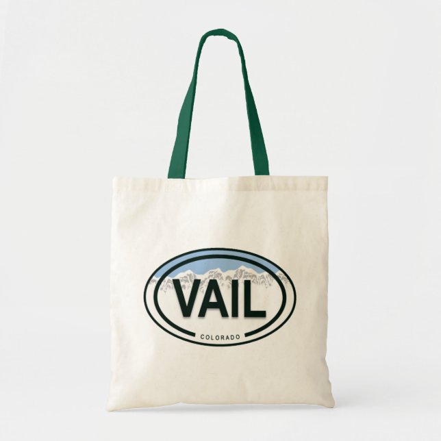 Vail Colorado Rocky Mountain Tote Bag (Front)