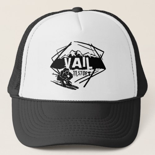 Vail Colorado ski elevation hat