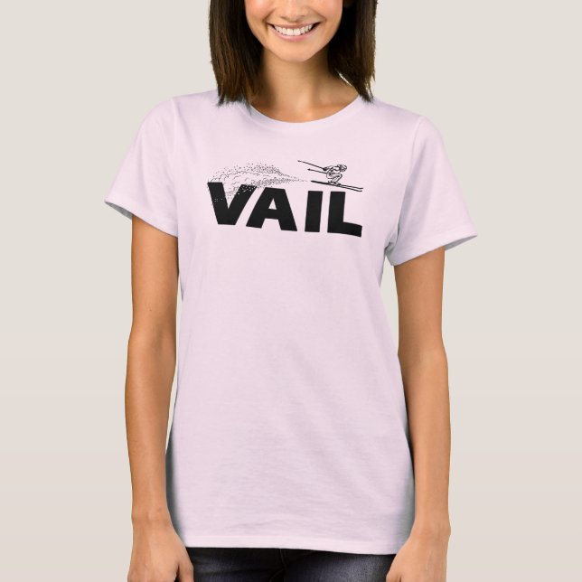 Vail Colorado Ski Jumper T-Shirt (Front)