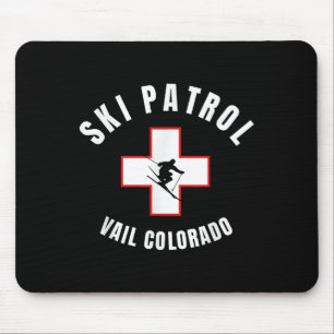 Vail Colorado Ski Patrol Mouse Pad