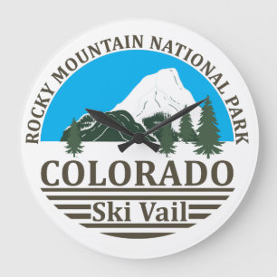 Vail Colorado ski resort Large Clock