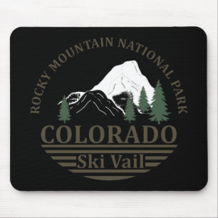 Vail Colorado ski resort Mouse Pad