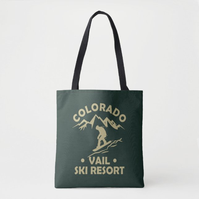 Vail Colorado ski resort Tote Bag (Front)