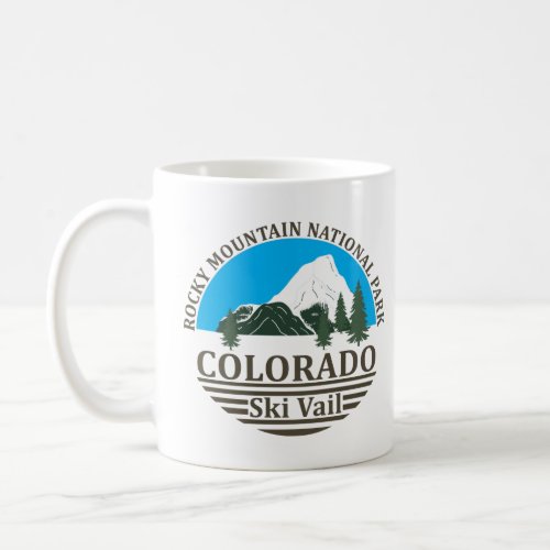 Vail Colorado ski resort vintage Coffee Mug