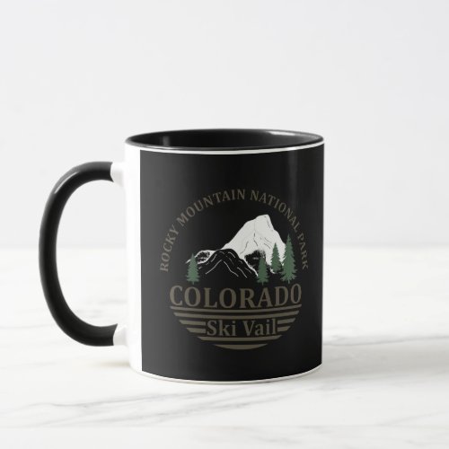 Vail Colorado ski resort vintage Mug